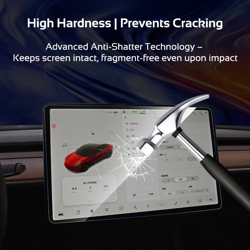 for Tesla Model 3 Highland 2024 Y Juniper 2025 HD Tempered Glass Film Screen Protector Navigation Protective Cover Accessories