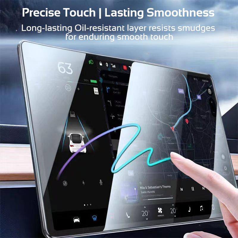 for Tesla Model 3 Highland 2024 Y Juniper 2025 HD Tempered Glass Film Screen Protector Navigation Protective Cover Accessories