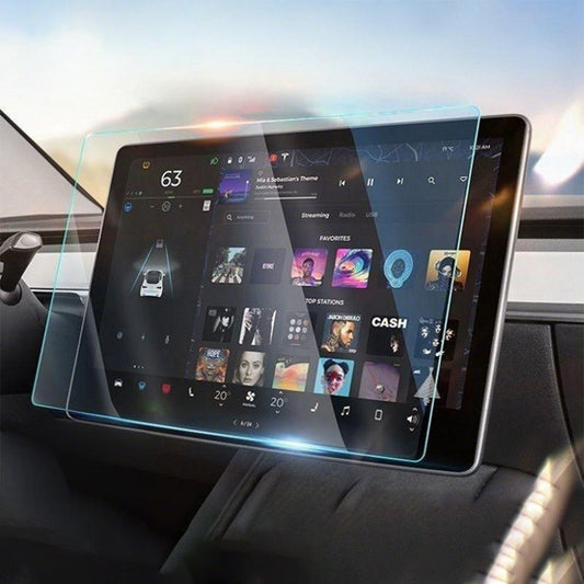 for Tesla Model 3 Highland 2024 Y Juniper 2025 HD Tempered Glass Film Screen Protector Navigation Protective Cover Accessories