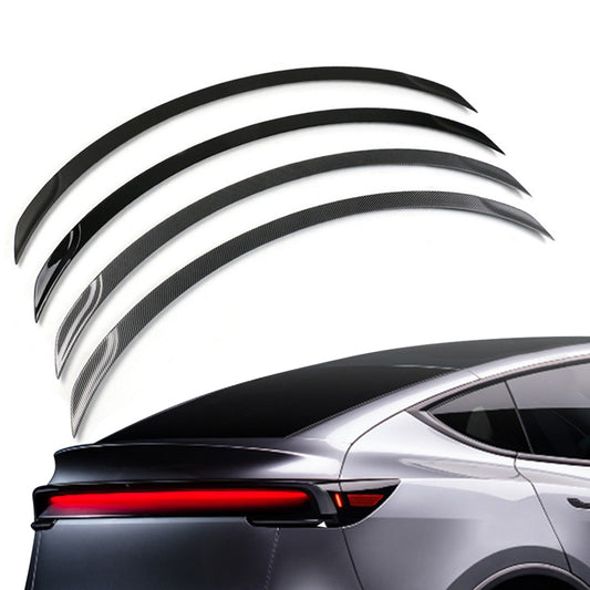 For Tesla Model Y Juniper 2025 Spoiler ABS Carbon Fiber Rear Trunk Wing Lip Auto Exterior Accessories Car Modification Parts