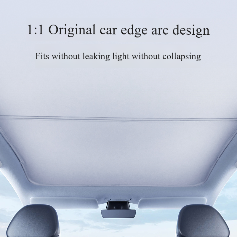 Glass Sunroof Telescopic Insulated Roof Sunshade Model Y Sunscreen Panel for Tesla Model 3 (2017 2018 2019 2020 2021 2022 2023)